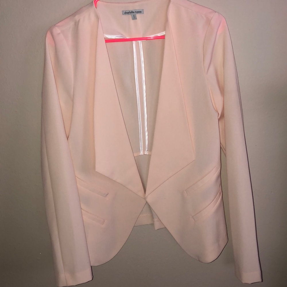 Charlotte Russe - blush blazer.